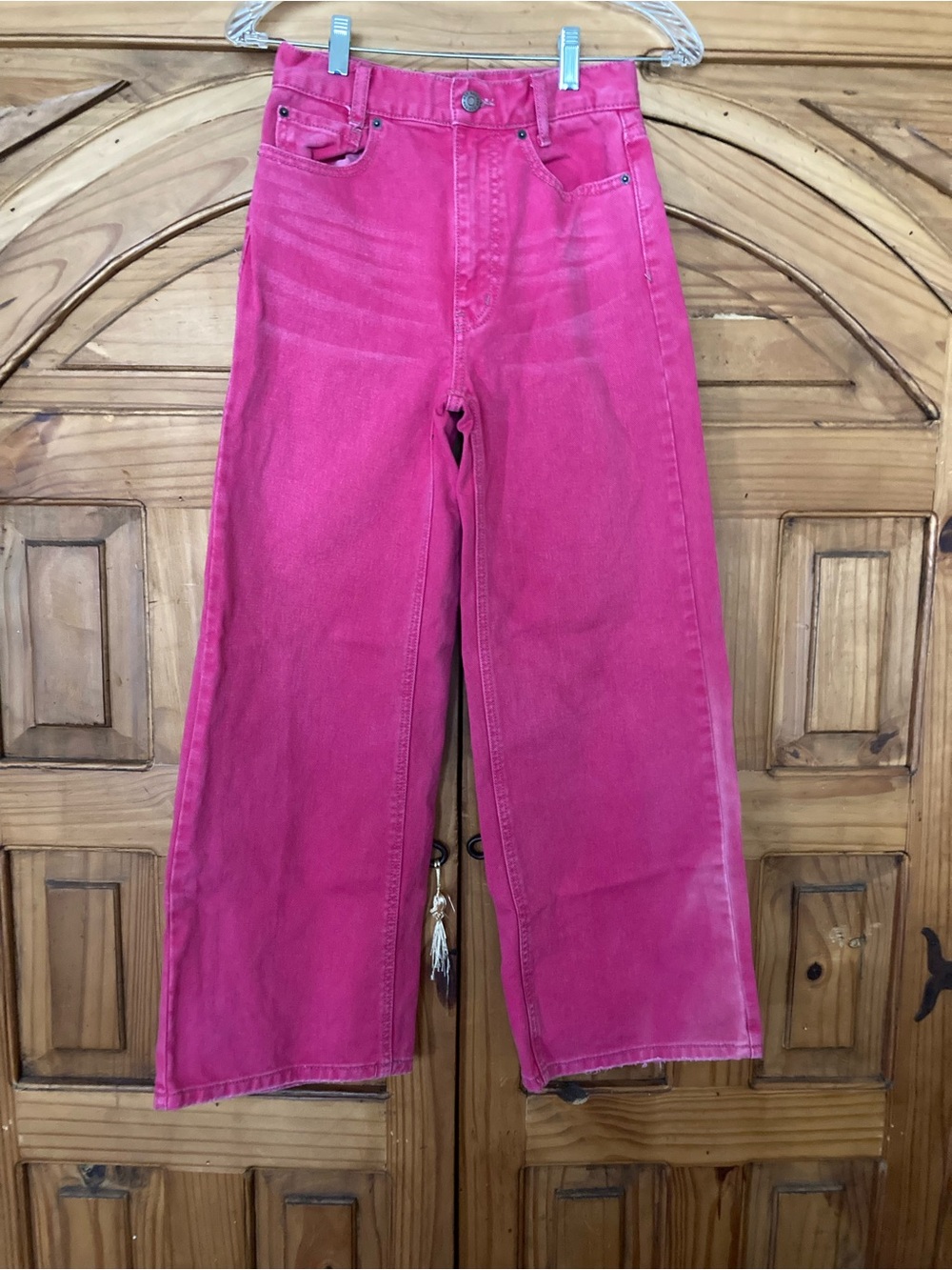 BDG High-Rise Pink Wide-Leg Women’s Jeans 25